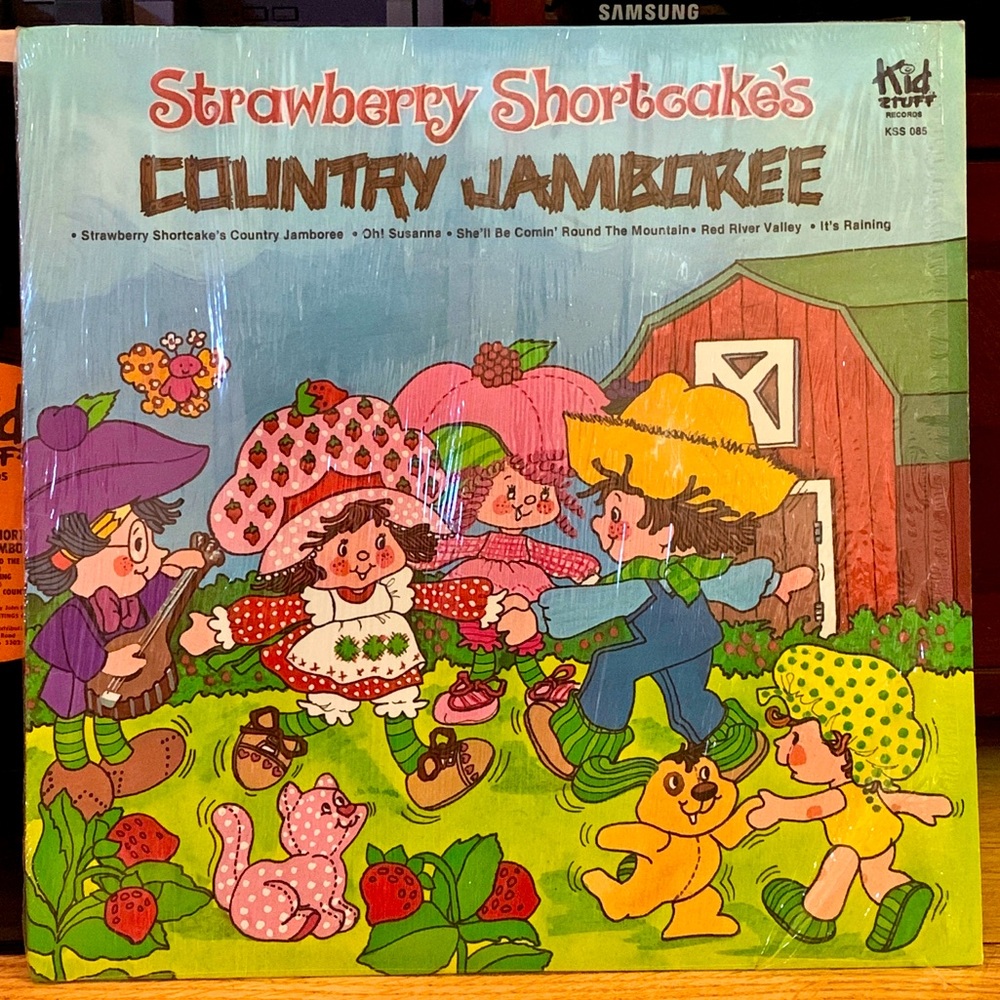Vintage Strawberry Shortcake Country Jamboree Record Album Vinyl LP